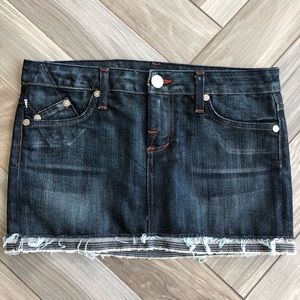 Rock & Republic VETTER Denim Jean Mini Skirt 24